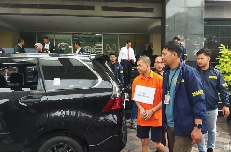 Rekonstruksi Kasus Yudha Arfandi Membunuh Anak Tamara Tyasmara. (ist)