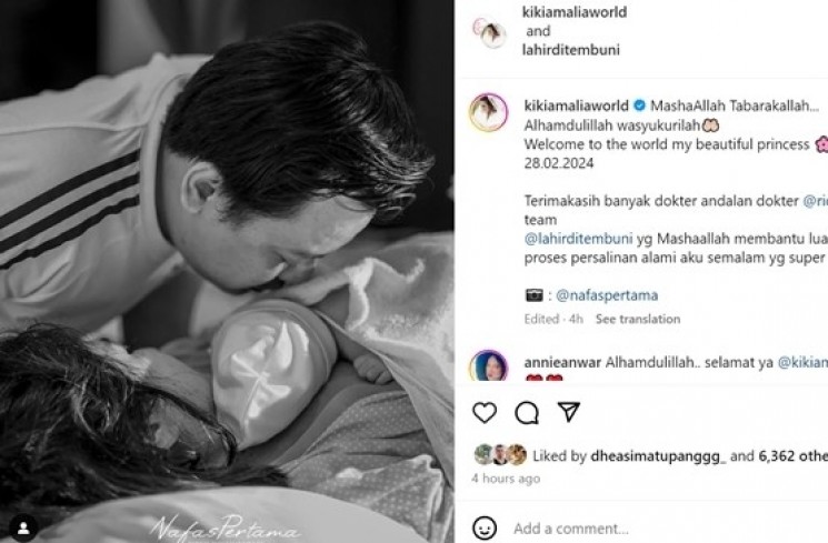 Perjalanan Kiki Amalia Hamil Hingga Melahirkan (instagram/@kikiamaliaworld)