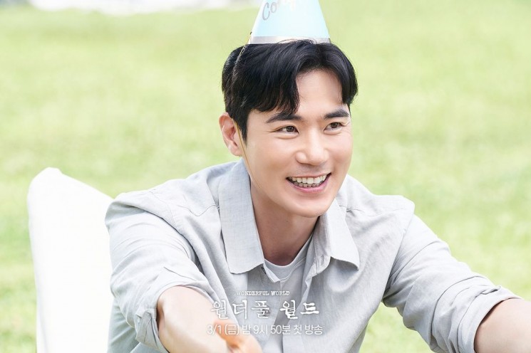 Potret Kim Kang Woo di Wonderful World (Instagram/@mbcdrama_now)