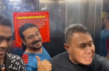 Acungkan jempol, Gathan Saleh eks Dina Lorenza Cengengesan Usai Jadi Tersangka Penembakan