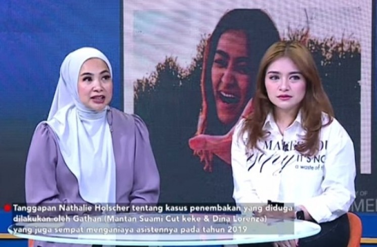 Nathalie Holscher Saat Berkisah Asisten Dia yang Dianiaya Gathan Saleh.(YouTube Trans TV Official)