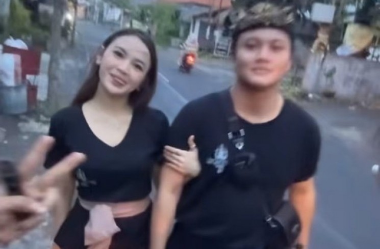 Mahalini dan Rizky Febian. (instagram/@mahaliniraharja)