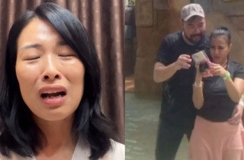 Pantes Amy BMJ Meradang! Perlakuan Aden Wong ke Tisya Erni Saat Basah-basahan Di Tempat Umum Bikin Warganet Emosi