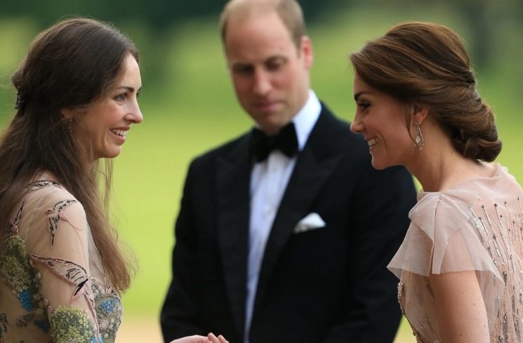 Lady Rose Hanbury, Pangeran William dan Kate Middleton. (instagram/@houghton_hall)