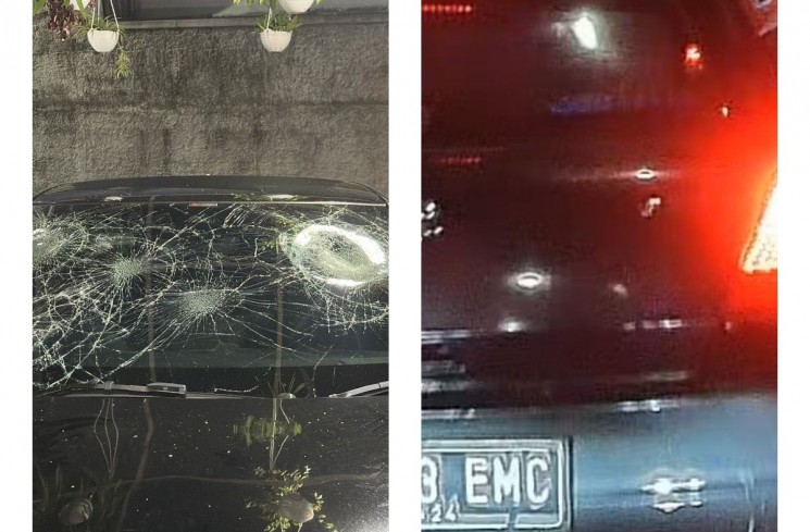 Mobil yang dirusak