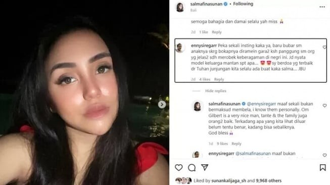 Salmafina Sunan (Instagram)