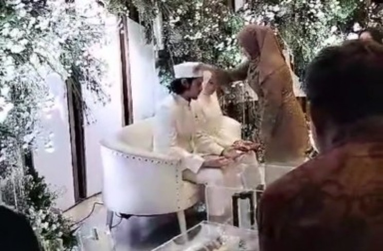Momen Virzha Menikah dengan Sausan Sabrina (TikTok)