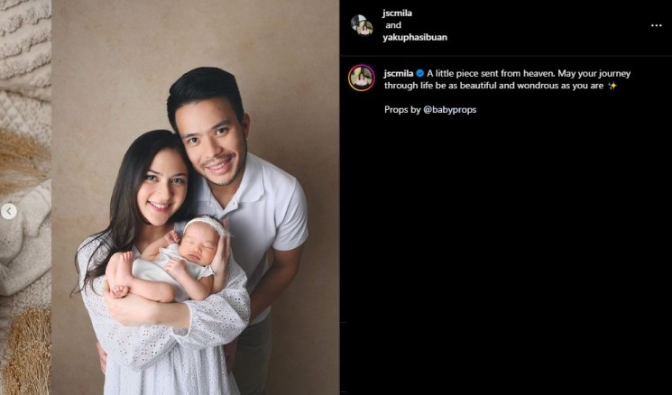 Pemotretan Newborn Putri Jessica Mila (Instagram/@jscmila)