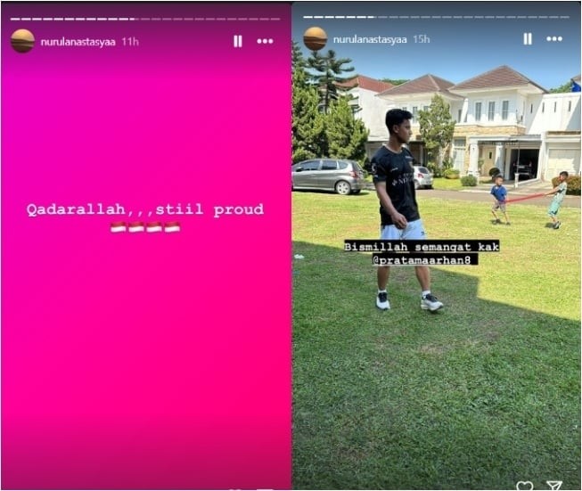 Unggahan Ibu Mertua Arhan (instagram)