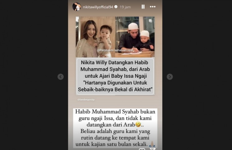 Nikita Willy dan Issa (instagram)