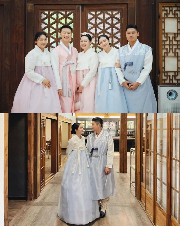 Beby Tsabina Pose Pakai Hanbok (Instagram/@bebytsabina)