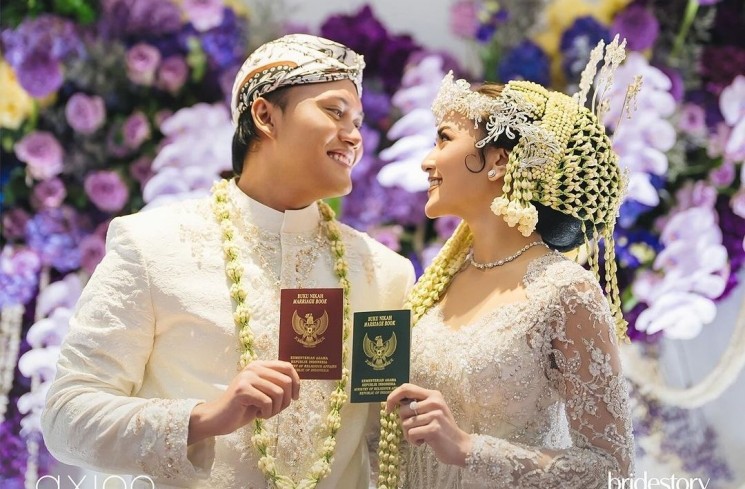 Mahalini dan Rizky Febian (Instagram/@mahaliniraharja) 