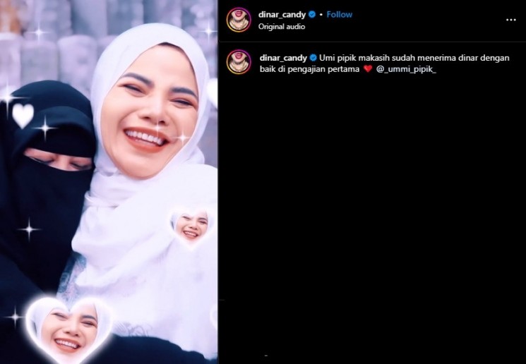 Dinar Candy Berhijab (Instagram/@dinar_candy)