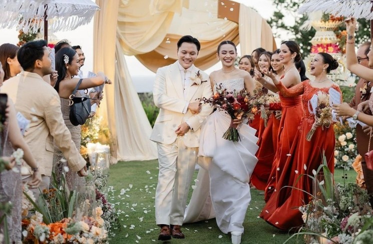 Mahalini dan Rizky Febian gelar acara resepsi di Bali (Instagram/@mahaliniraharja)