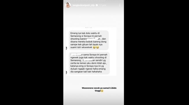 Soraya Rasyid dituduh berhubungan dengan Leon Dozan (instagram)