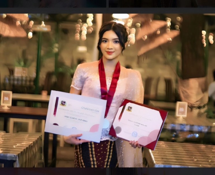Putri Choky Andriano Wisuda SMA (Instagram/@ck.andriano)