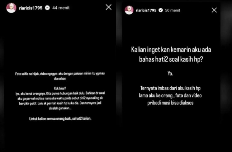 Unggahan Instagram Ria Ricis (Instagram)