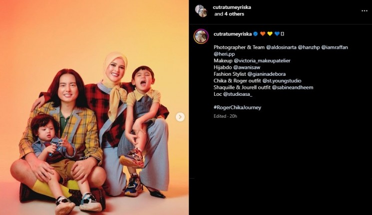 Roger Danuarta dan Cut Meyriska (Instagram/@cutratumeyriska)