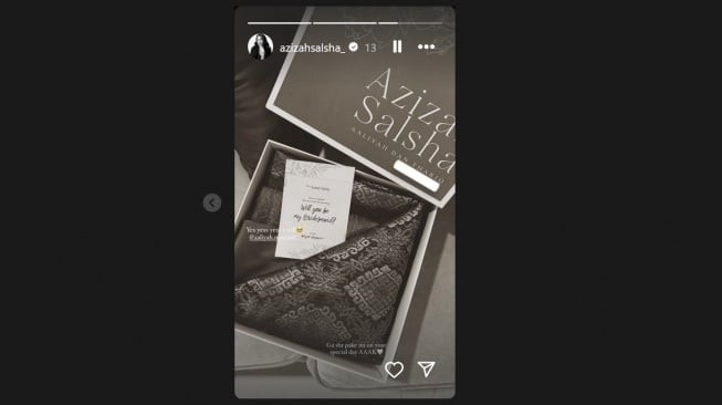 Azizah Salsha jadi bridesmaid Aaliyah Massaid (instagram)