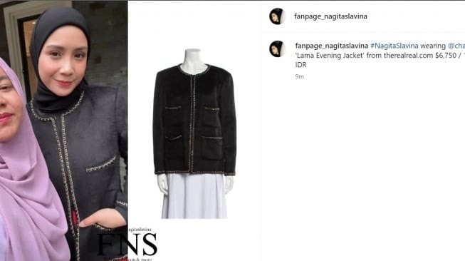 Jaket Nagita Slavina (instagram)
