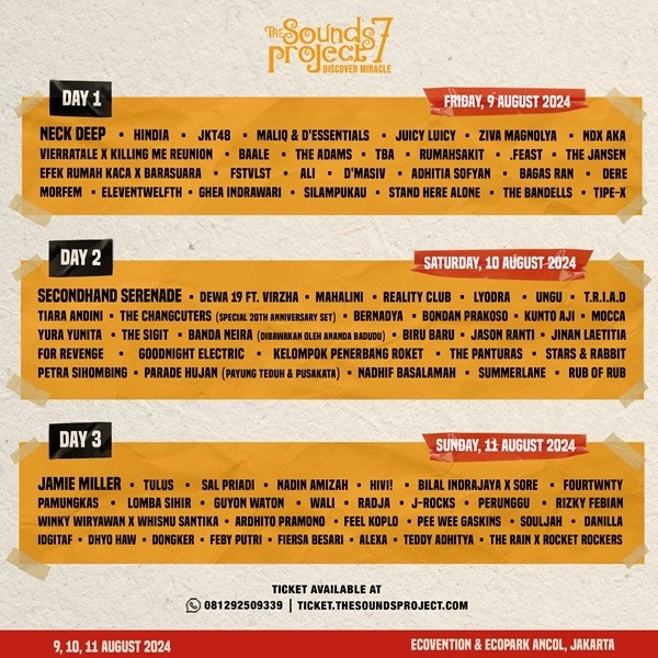 The Sounds Project 7. (siaran pers)