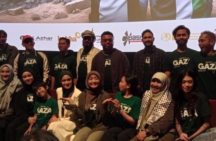 Cut Syifa dan para pemain film Gaza Hayya 3. (ist)