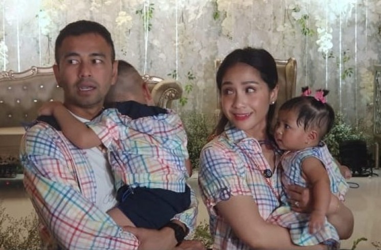Raffi Ahmad, Nagita Slavina dan anak-anaknya. (ist)