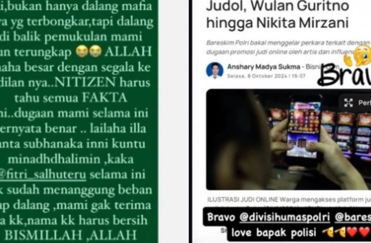 Isa Zega girang Nikita Mirzani terseret kasus judi online