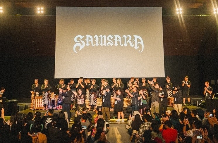 Cine-concert Samsara di Gelanggang Inovasi dan Kreativitas UGM (Instagram/garin_film)