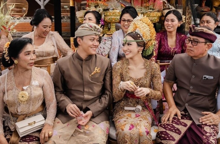 Rizky Febian dan Mahalini menikah. (Foto: IG Rizky Febian/axioo)
