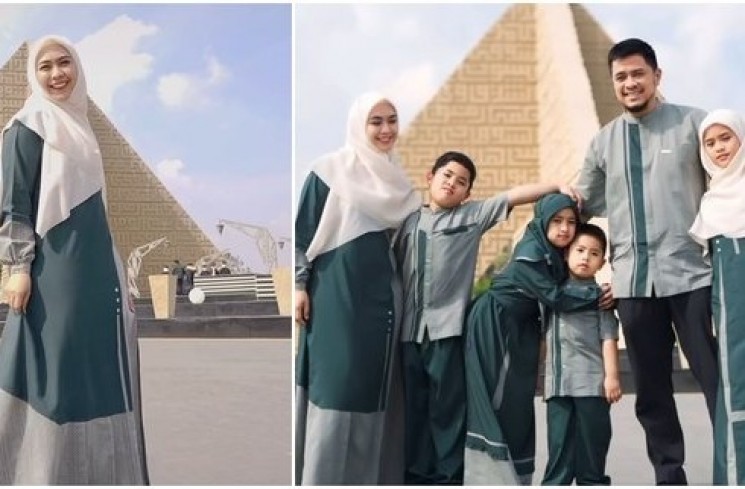 Oki Setiana Dewi dan Keluarganya. (nstagram/@oryvitrio)