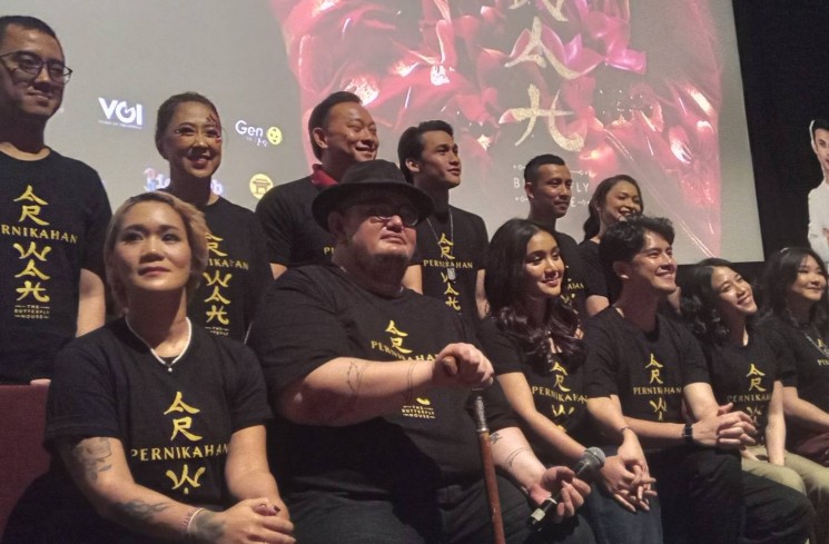 Para Pemain Film 'Pernikahan Arwah (The Butterfly House)'. (ist)