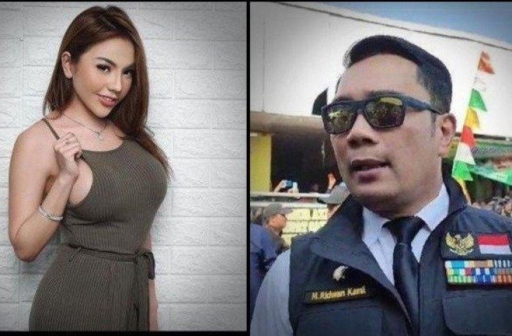 Kolase Lisa Mariana dan Ridwan Kamil. (ist)