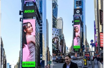Avolia Ukir Sejarah: Wajahnya Tampil di Times Square New York, Sebuah Mimpi yang Menjadi Kenyataan