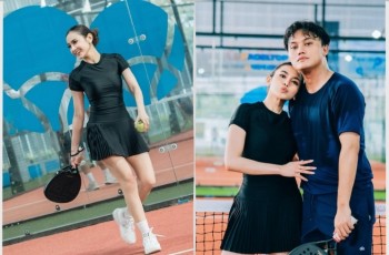 Gaya Sporty Mahalini Curi Perhatian, Tubuh Ramping Jadi Sorotan saat Main Padel Bareng Rizky Febian