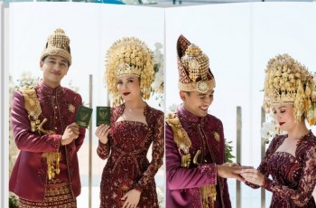 Momen Spesial Pernikahan Harris Vriza dan Haviza Devi Anjani, Tayang di Televisi dan Penuh Haru