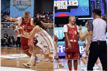 Gisel & Gading Marten Adu Kemampuan Basket Bareng, Gempi Jadi Penyemangat di Tengah Lapangan