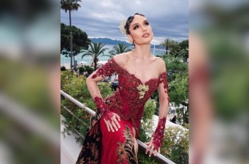 Cinta Laura Tampilkan Kebaya Merah di Cannes, Pukau Dunia Bak Bangsawan Nusantara