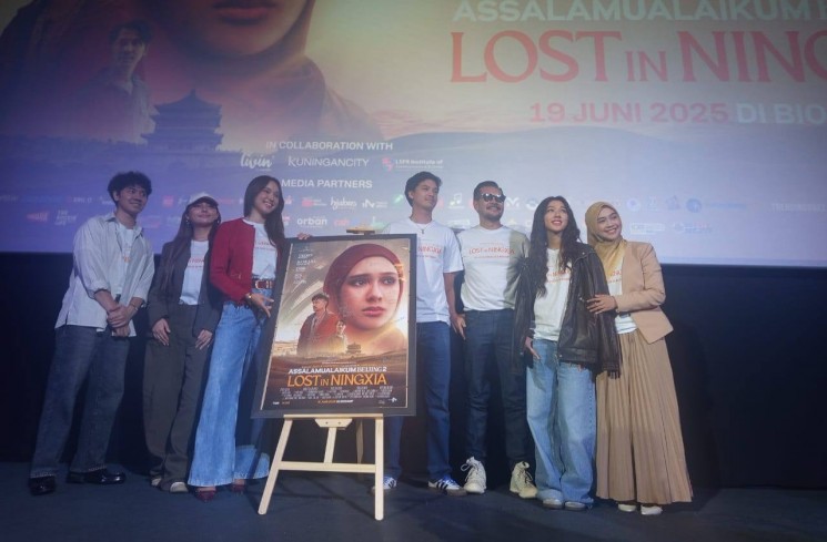 Para pemain film 'Assalamualaikum Beijing 2'. (ist)
