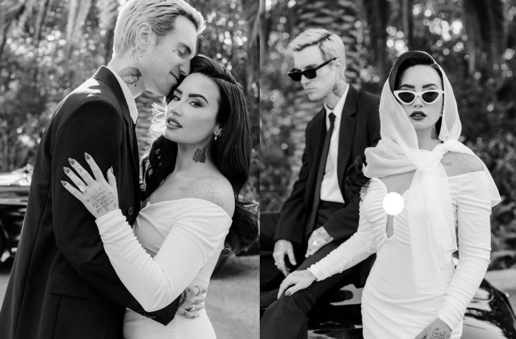 Demi Lovato dan pasangannya. (ist)