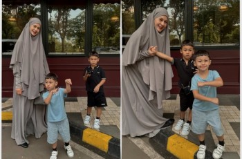 Paula Verhoeven Rayakan Momen Ceria Bersama Anak-Anak, Penampilan Kiano dan Kenzo Jadi Perhatian