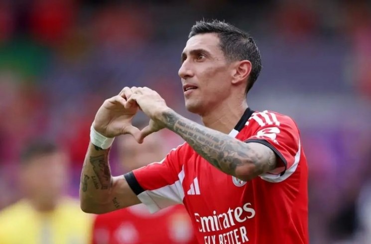 Pemain Benfica, Angel Di Maria masih memimpin daftar sementara pencetak gol terbanyak Piala Dunia Antarklub 2025 dengan empat gol. ANTARA/HO-FIFA
