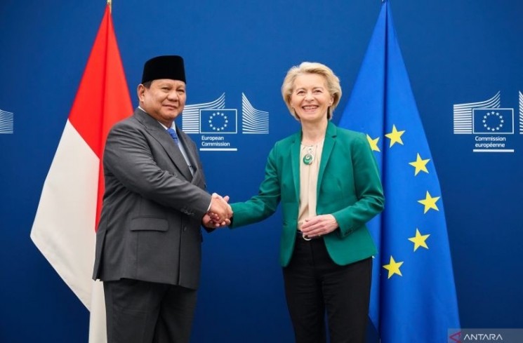 Prabowo Subianto and Ursula von der Leyen (EC/Dati Bendo/Dati Bendo)
