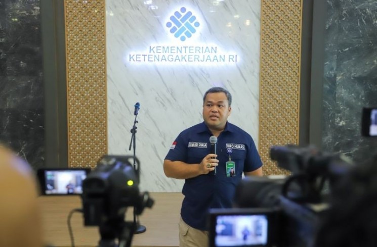Kepala Biro Humas Kemnaker Sunardi Manampiar Sinaga. (ANTARA/HO-Kemnaker RI)
