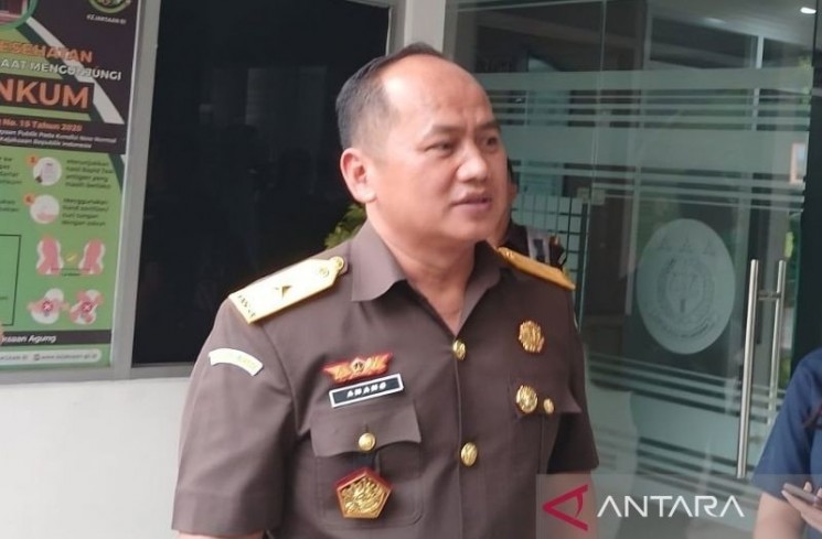Kepala Pusat Penerangan Hukum (Kapuspenkum) Kejaksaan Agung Anang Supriatna. (ANTARA/Nadia Putri Rahmani)
