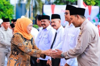 Gubernur Khofifah Ajak HKTI Dorong Kedaulatan Pangan dari Jawa Timur untuk Indonesia
