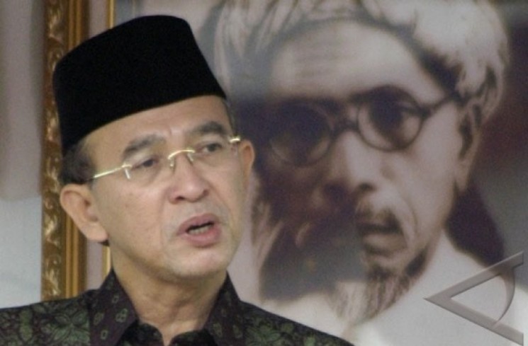 Mantan Menag Suryadharma Ali. ANTARA/Maril Gafur
