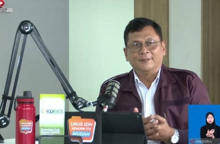 Tangkapan layar - Kepala Biro Perekonomian dan Keuangan Setda Provinsi DKI Jakarta, Mochamad Abbas dalam acara bertema 