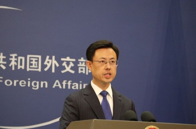Juru Bicara Kementerian Luar Negeri China Guo Jiakun (ANTARA/Desca Lidya Natalia)
