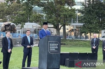 Indonesia Teken Deklarasi Perlindungan Personel Kemanusiaan di PBB